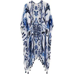Women's Beach Cover up Swimsuitn Floral Print Loose Casual Resort Wear